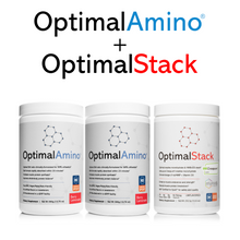 Load image into Gallery viewer, OptimalAmino® Powder - Fitness + OptimalStack Bundle