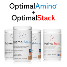 Load image into Gallery viewer, OptimalAmino® Powder - Elite + OptimalStack Bundle