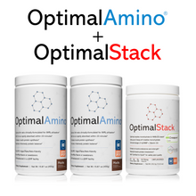 Load image into Gallery viewer, OptimalAmino® Powder - Fitness + OptimalStack Bundle