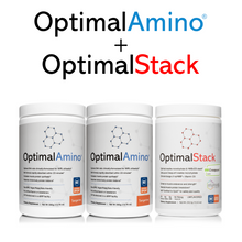 Load image into Gallery viewer, OptimalAmino® Powder - Fitness + OptimalStack Bundle