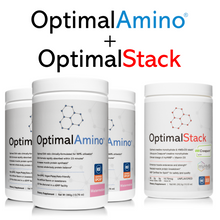 Load image into Gallery viewer, OptimalAmino® Powder - Elite + OptimalStack Bundle