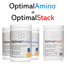 Load image into Gallery viewer, OptimalAmino® Powder - Elite + OptimalStack Bundle
