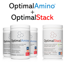 Load image into Gallery viewer, OptimalAmino® Powder - Elite + OptimalStack Bundle