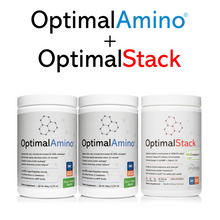 Load image into Gallery viewer, OptimalAmino® Powder - Fitness + OptimalStack Bundle