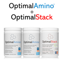 Load image into Gallery viewer, OptimalAmino® Powder - Fitness + OptimalStack Bundle