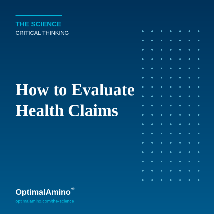 How to Evaluate Health Claims — A Skeptic's Toolkit