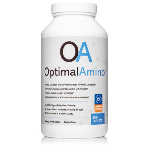 OptimalAmino 300 tablets bottle