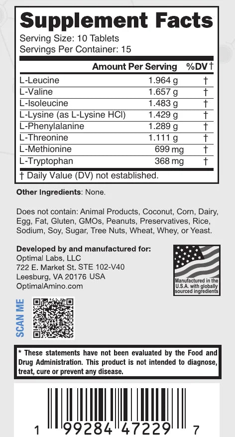 150 tablets, supplement facts
