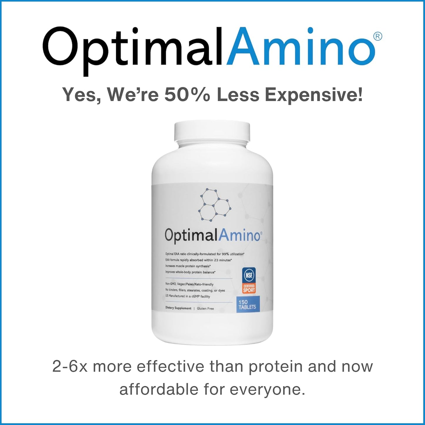 OptimalAmino® - 150 Tablets