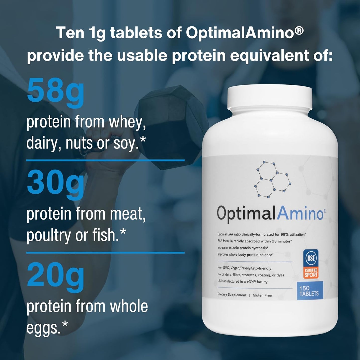 OptimalAmino® - 150 Tablets