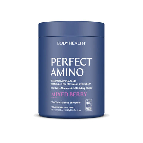 PerfectAmino powder NSF Certified for Sport container
