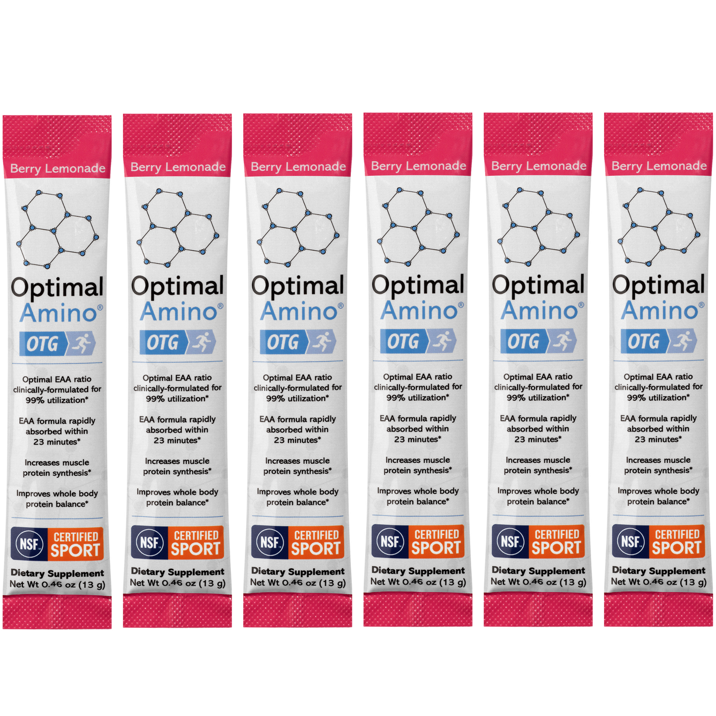 OptimalAmino® OTG Stick Packs - 6 Servings