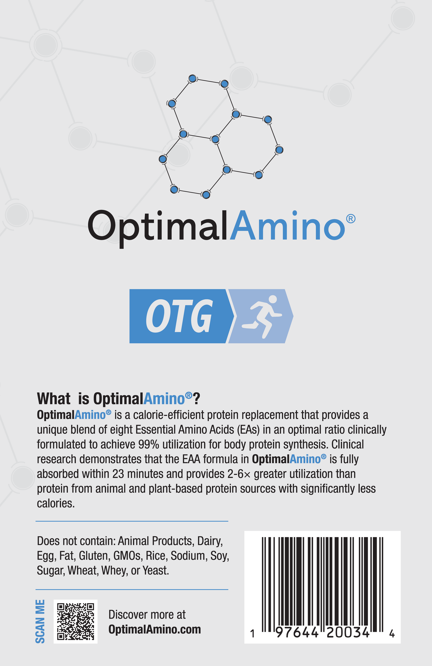 OptimalAmino® OTG Stick Packs - 6 Servings