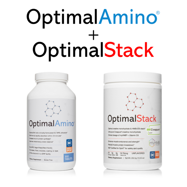 OptimalAmino® Tablets - Health + OptimalStack Bundle