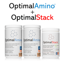 Load image into Gallery viewer, OptimalAmino® Powder - Fitness + OptimalStack Bundle
