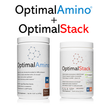 Load image into Gallery viewer, OptimalAmino® Powder - Health + OptimalStack Bundle
