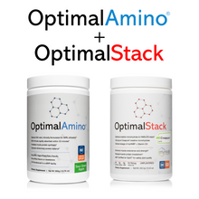 Load image into Gallery viewer, OptimalAmino® Powder - Health + OptimalStack Bundle
