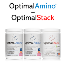 Load image into Gallery viewer, OptimalAmino® Powder - Fitness + OptimalStack Bundle
