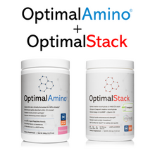 Load image into Gallery viewer, OptimalAmino® Powder - Health + OptimalStack Bundle
