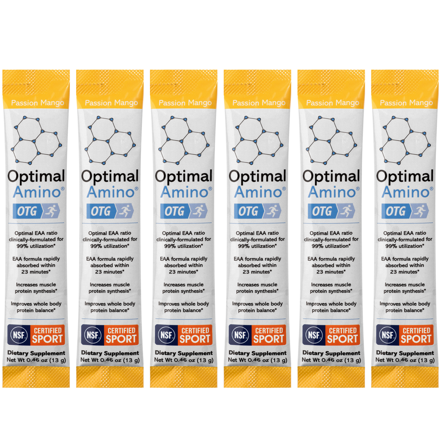 OptimalAmino® OTG Stick Packs - 6 Servings