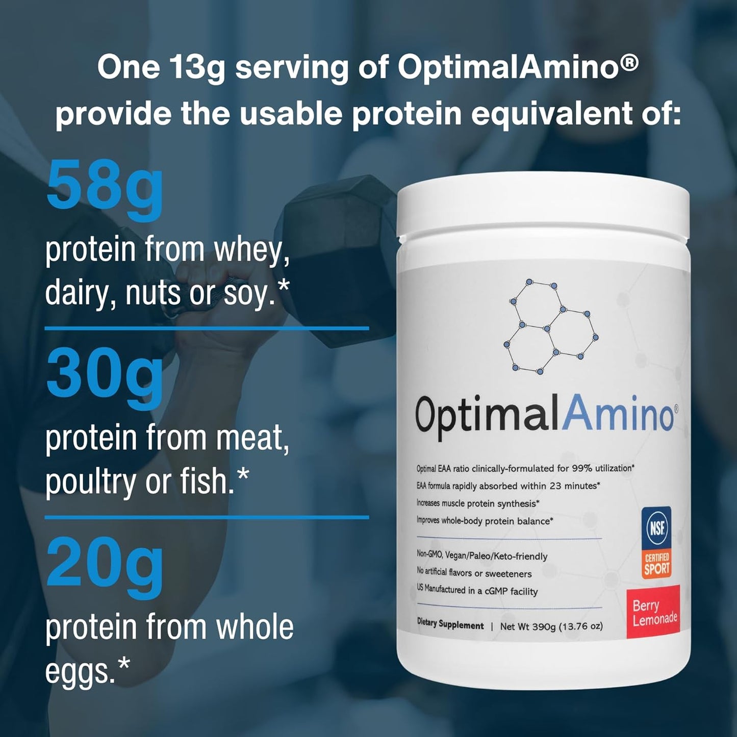 OptimalAmino® Powder - Health + OptimalStack Bundle