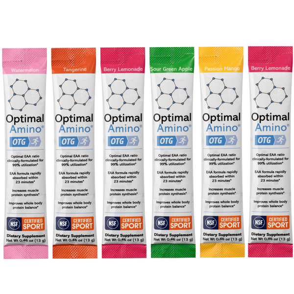 OptimalAmino® OTG Stick Packs - 6 Servings