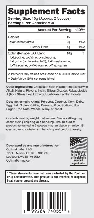 Mocha, supplement facts